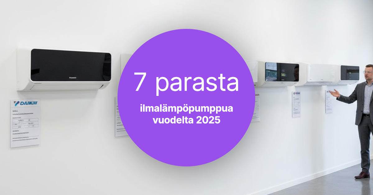 Paras ilmalämpöpumppu 2025